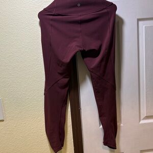 lululemon athletica Women's Burgundy Jeggings